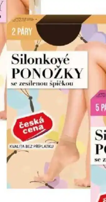 Kubík potraviny SILONKOVÉ PONOŽKY 2 páry nabídka
