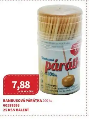Kubík potraviny BAMBUSOVÁ PÁRÁTKA 200 ks nabídka