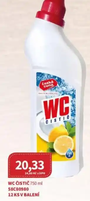 Kubík potraviny WC ČISTIČ 750 ml nabídka