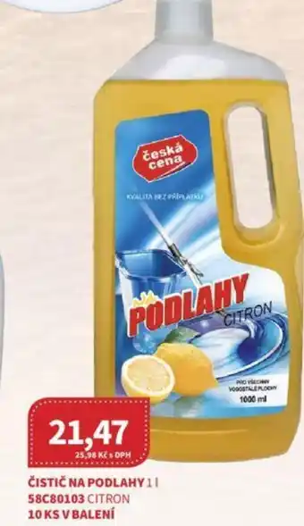 Kubík potraviny ČISTIČ NA PODLAHY 1L nabídka