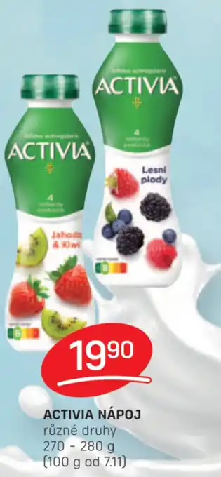 Flop ACTIVIA NÁPOJ nabídka