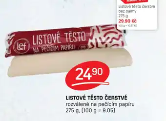 Flop LISTOVÉ TĚSTO ČERSTVÉ nabídka