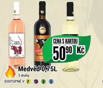 Medvěd 0,75L