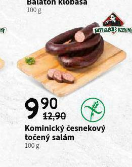Terno Kominický česnekový točený salám nabídka