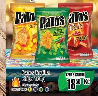 Tamda Foods Patos Tortilla chips 100g nabídka