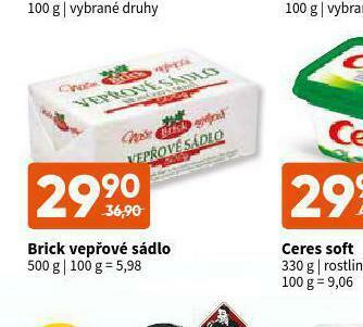 Terno Brick vepřové sádlo nabídka
