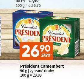 Terno Président camembert nabídka