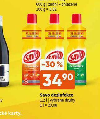 Terno Savo dezinfekce nabídka