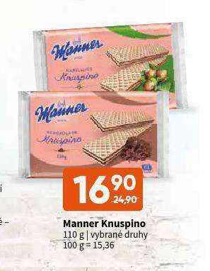 Terno Manner knuspino nabídka