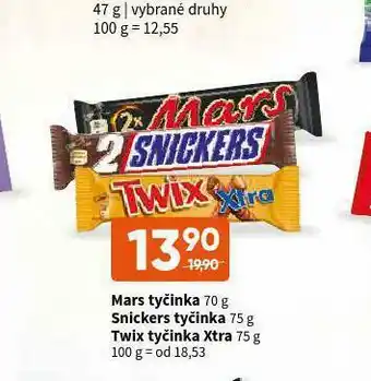 Terno Mars, snickers, rwix nabídka