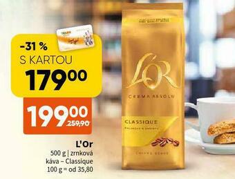 Terno L´or zrnková káva nabídka