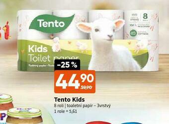 Terno Tento kids toaletní papír nabídka