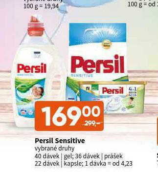 Terno Persil sensitive prací prostředek nabídka