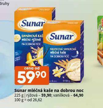 Terno Sunar mléčná kaše na dobrou noc nabídka