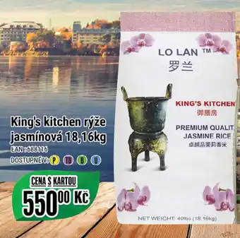 King's kitchen rýže jasmínová 18,16kg