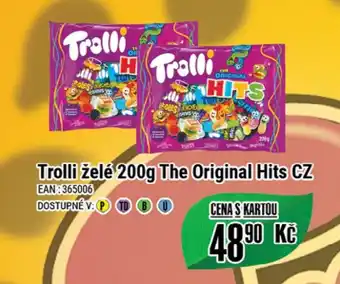 Tamda Foods Trolli želé 200g The Original Hits CZ nabídka