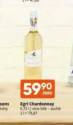 Terno Egri chardonnay nabídka