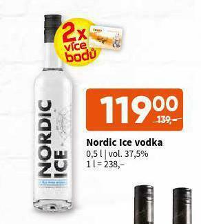 Terno Nordic ice vodka nabídka