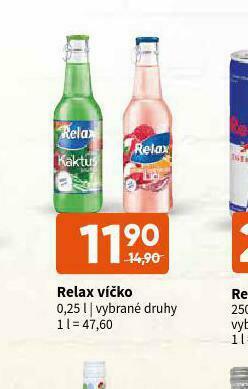 Terno Relax víčko nabídka