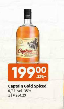 Terno Captain gold spiced nabídka