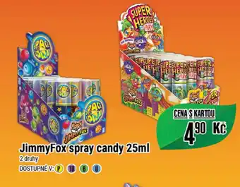 Tamda Foods JimmyFox spray candy 25ml nabídka