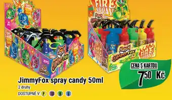 Tamda Foods JimmyFox spray candy 50ml nabídka