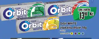 Tamda Foods Orbit WHITE žvýkačka dražé 14g nabídka
