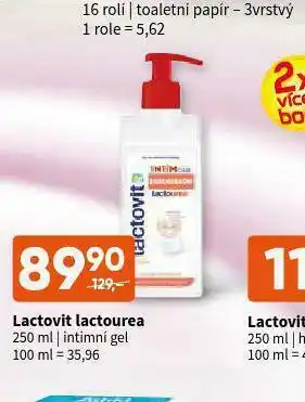 Terno Lac tovit lactourea untimní gel nabídka