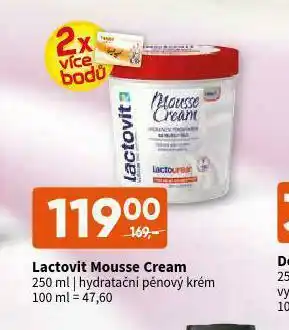 Terno Lactovit mousse cream krém nabídka