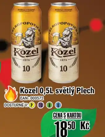 Tamda Foods Kozel 0,5L světlý Plech nabídka