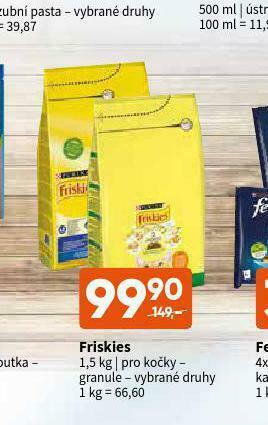 Terno Friskies granule pro kočky nabídka