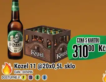 Tamda Foods Kozel 11 20x0,5L sklo nabídka