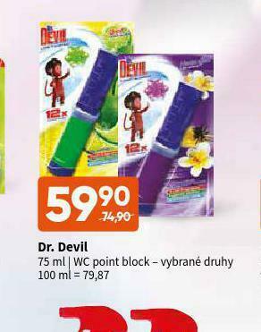 Terno Dr. devil wc point block nabídka