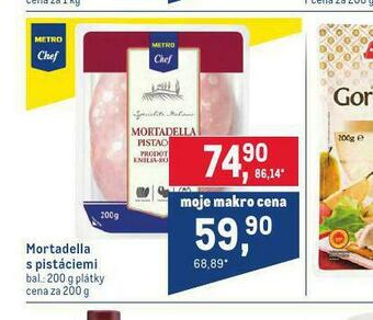 Makro Mortadella s pistáciemi nabídka