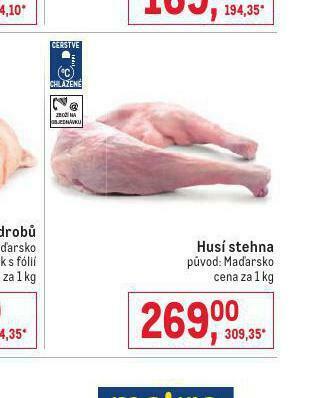 Makro Husí stehna nabídka