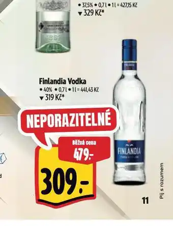 Albert Finlandia vodka nabídka