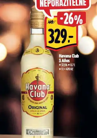 Albert Havana club 3 aňos nabídka