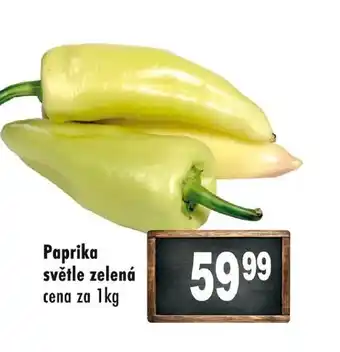 Qanto Paprika světle zelená nabídka