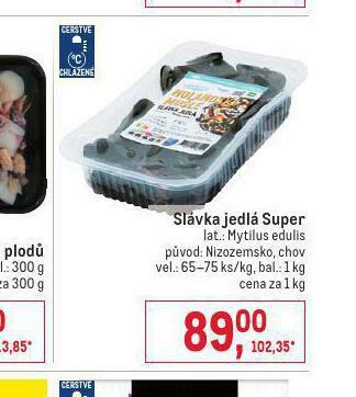 Makro Slávka jedlá super nabídka