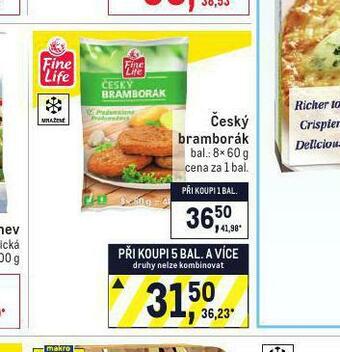 Makro Český bramborák nabídka