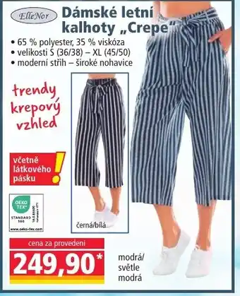 Norma Dámské letní kalhoty „Crepe" nabídka