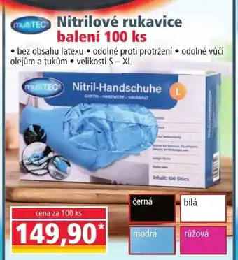 Norma Nitrilové rukavice balení 100 ks nabídka