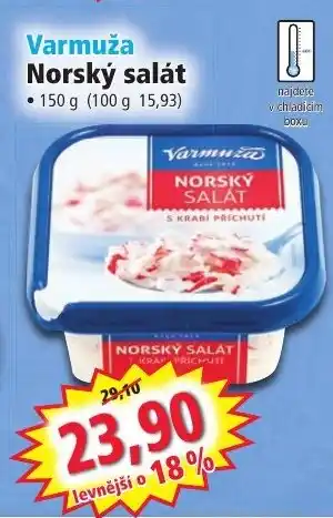 Norma Varmuža Norský salát nabídka