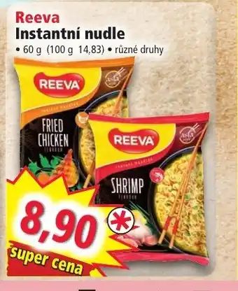 Norma Reeva Instantní nudle nabídka