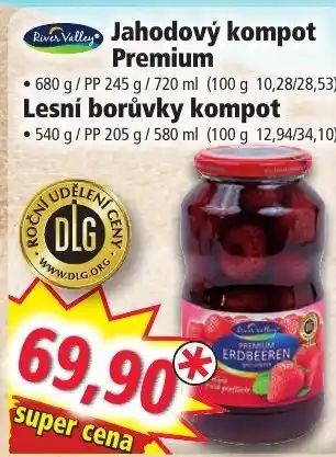 Norma Jahodový kompot Premium nabídka