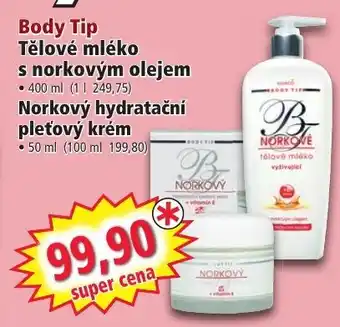 Norma Body Tip Tělové mléko s norkovým olejem nabídka