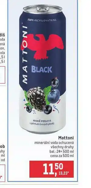 Makro Mattoni ochucená voda nabídka