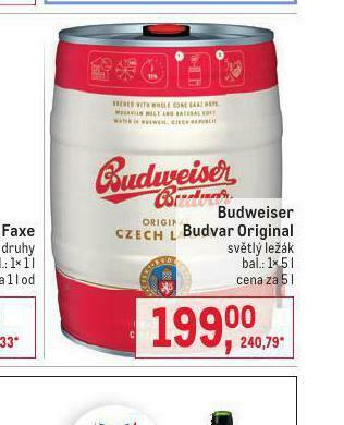 Makro Pivo budweiser budvar nabídka