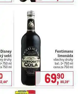 Makro Fentimas limonáda nabídka