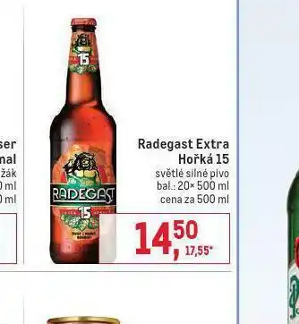 Makro Pivo radegast extra hořká 15 nabídka